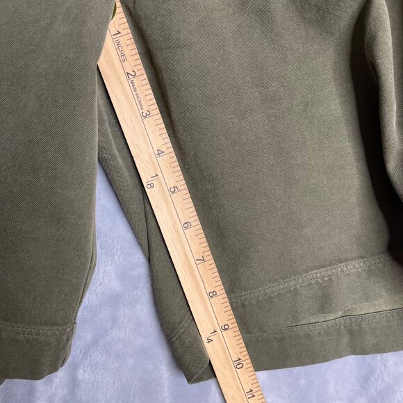 Tommy Bahama Cargo Shorts Green Mens 35 Silk‎ Cotton Preppy Coastal - Picture 8 of 9